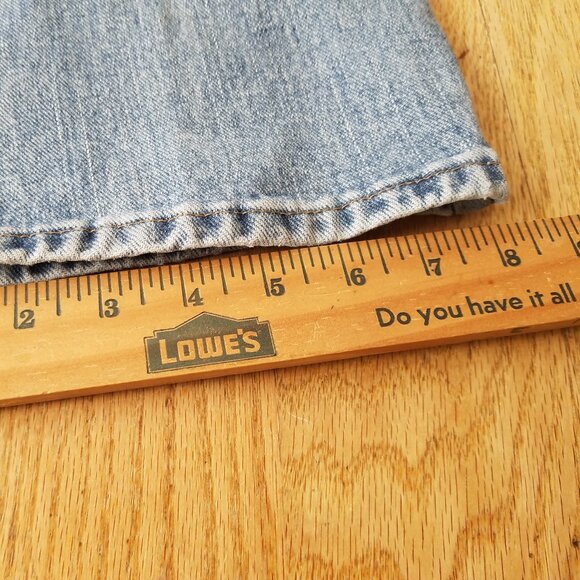 Wrangler Mens Relaxed Fit Blue Jeans 35x28* Mid Rise 97601VR - Picture 7 of 8